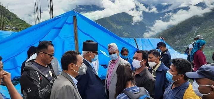बागमती प्रदेशका मुख्यमन्त्री पौडेलसहितको टोली लिदीमा, मृतकको संख्या १३ पुग्यो