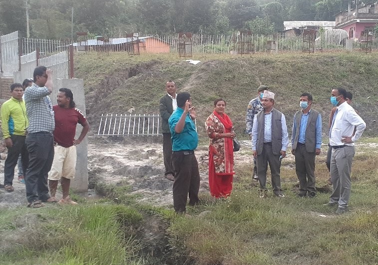 धुनिबेशीका योजना तथा धार्मिक स्थलको बागमती प्रदेशका सामाजिक विकास मन्त्री दुलालद्धारा निरिक्षण (फोटो फिचर)