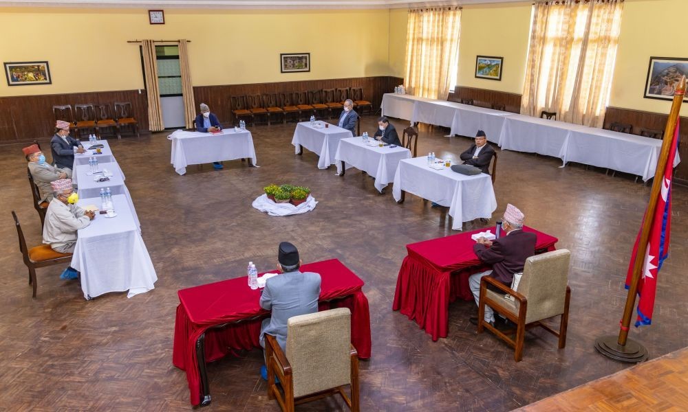 अध्यक्षद्वयको छलफलपछि नेकपा स्थायी समिति बैठक सुरु