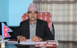 धुनिवेशीमा निर्माणाधिन भुवनेश्वरी खेल मैदानको काम सुस्त भयो : मेयर आचार्य