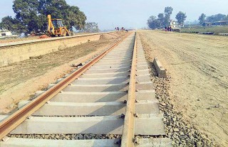राष्ट्रिय गौरवको आयोजनाका रुपमा रहेको रेलमार्ग विस्तारमा अवरोध