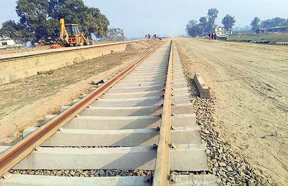 राष्ट्रिय गौरवको आयोजनाका रुपमा रहेको रेलमार्ग विस्तारमा अवरोध