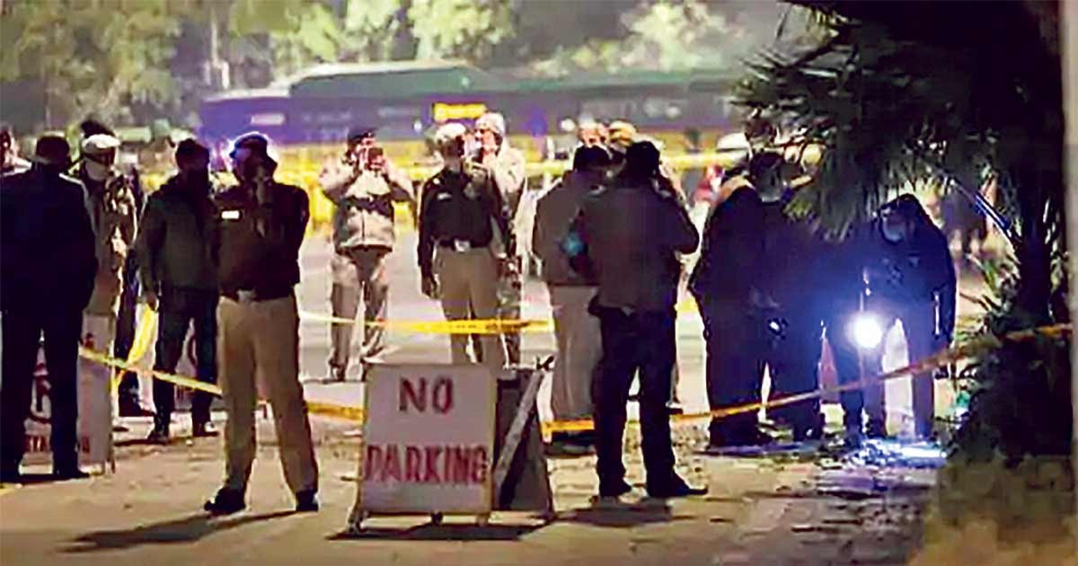 भारतको दिल्लीस्थित इजरायली दूतावासनजिक विस्फोट
