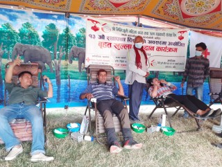 मिलिजुली सहकारीको १३औं स्थापना दिवसको अवसरमा ७३ जनाद्धारा रक्तदान