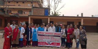 बेनिघाट रोराङको चरौँदीमा एक दिने एकिकृत जनस्वास्थ्य शिविर सञ्चालन