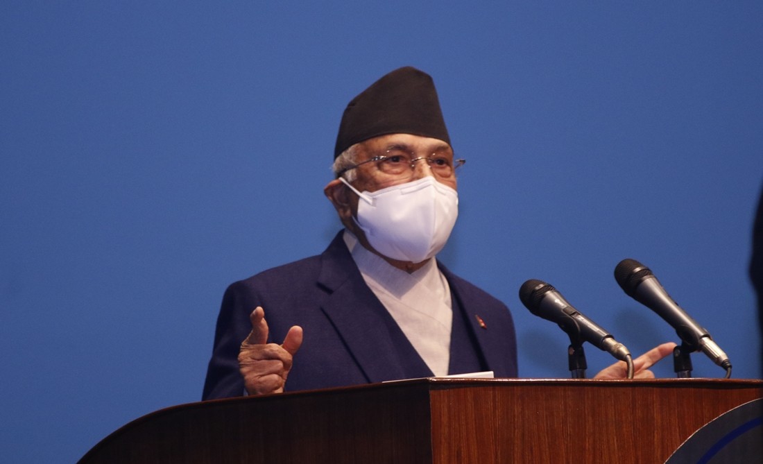 प्रधानमन्त्री ओलीले बजेट अघि नै विश्वासको मत लिने