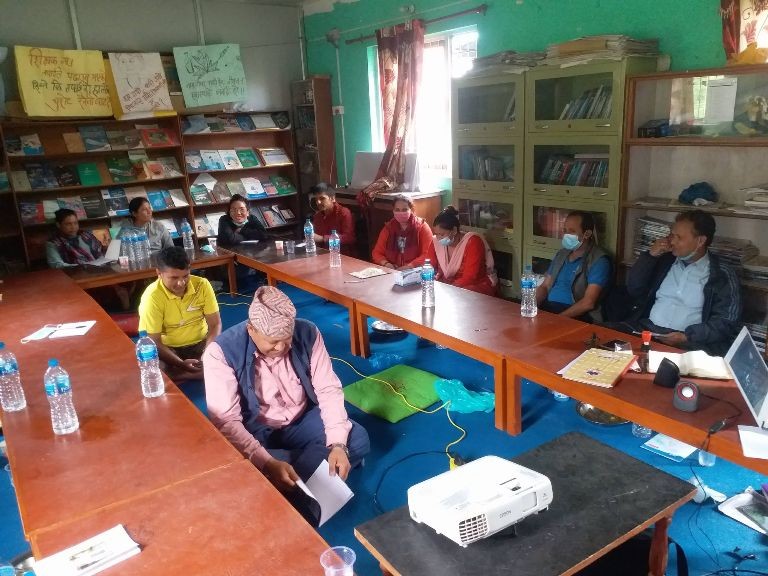 थाक्रेका शिक्षकहरुलाई मानशिक स्वास्थ्य सम्बन्धी तालिम सम्पन्न