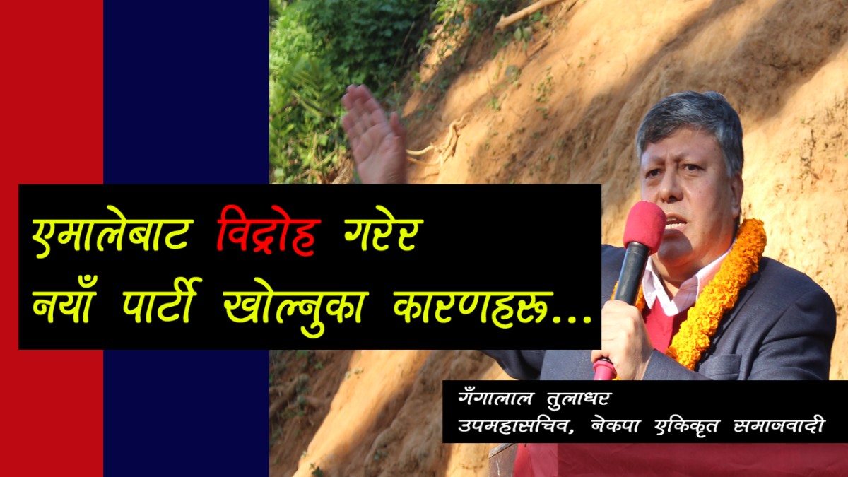 उखान टुक्काले देश चल्थ्यो भने ओली वालुवाटारबाट बालकोट जान पर्दैनथ्यो : तुलाधर (भिडियो)