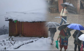 आजदेखि देशभर वर्षा र हिमपातको सम्भावना