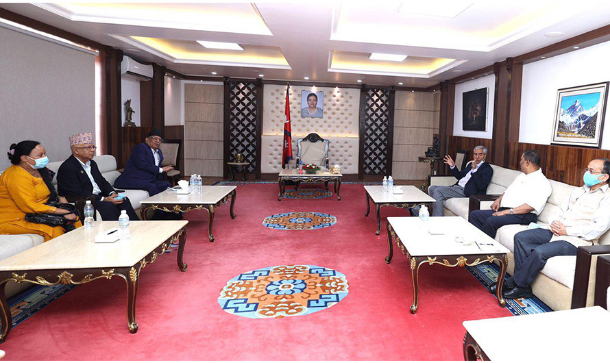 सत्ता गठबन्धनको सिट बाँडफाँट कार्यदलको बैठक बस्दै