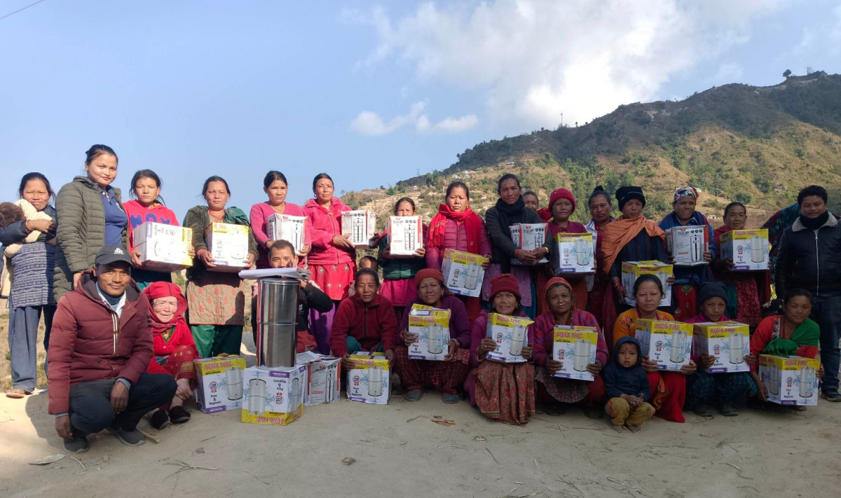 समुदायको सक्रियतामा सुरक्षित पानी पिउने गाउँ बन्दै सानोबाङ्गे