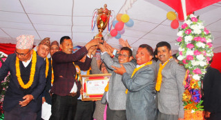 धुनिवेशीको राष्ट्रपति रनिङ शिल्ड प्रतियोगितामा भुवनेश्वरी प्रथम