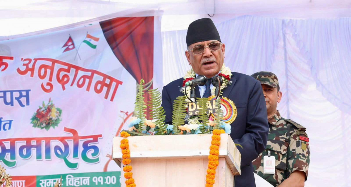 असारभित्रै बुढीगण्डकी आयोजनाको शिलान्यास हुन्छ : प्रधानमन्त्री प्रचण्ड