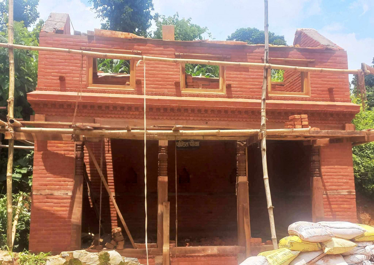 पण्डितपौवामा निर्माण हुँदै गरेको "पौवा"
