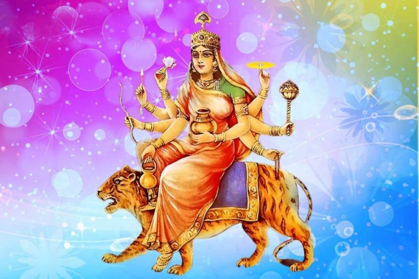 नवरात्रको चौथो दिनः कुष्माण्डा देवीको पूजा आराधना गरिँदै
