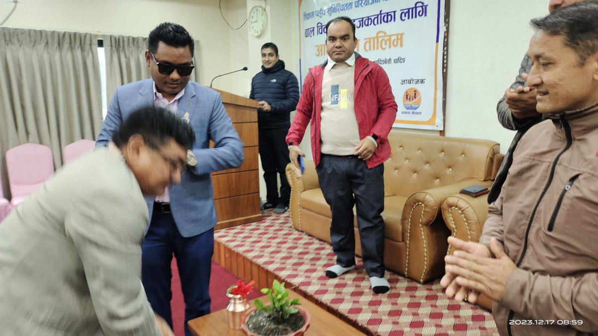 बेनिघाट रोराङका बाल बिकास शिक्षकहरुको लागि ७ दिने आधारभुत तालीम सुरु
