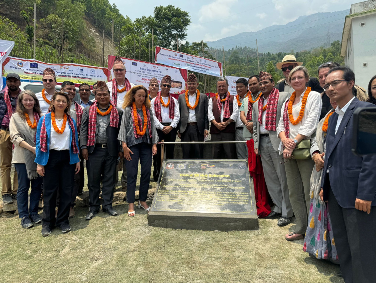 त्रिशूली थ्री बी हब २२० केभी सबस्टेसन र भाल्चे ३३ केभी सबस्टेसनको उद्घाटन