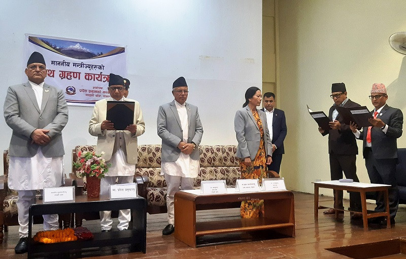 गण्डकी प्रदेशमा मन्त्रिपरिषद् विस्तार , मनाङे र देवकोटा मन्त्री नियुक्त