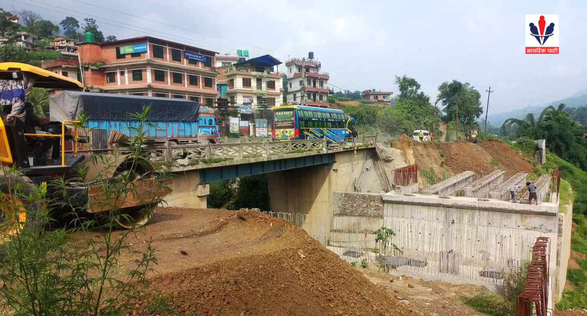 नौबिसे-मलेखु सडकखण्ड १५ दिनसम्म रातको समयमा बन्द हुने