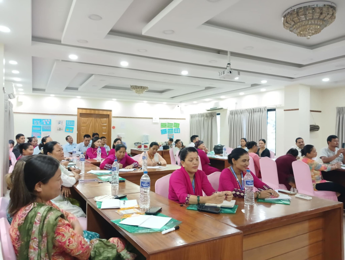 बालमैत्री कक्षा शिक्षण सिकाइ तालिमको दोस्रो चरण धादिङबेशीमा शुरु