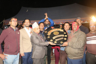 गल्छी गाउँपालिका स्तरीय राष्ट्रपति रनिङ शिल्ड प्रतियोगिताको उपाधी द राइजिङ भिलेजलाई