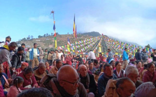 मकवानपुरको थाहामा बुद्धको मुर्ति अनावरण