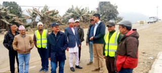 नागढुंगा–नौबिसे –मुग्लिन सडकमा नतिजा देखिने गरी काम गर्न मन्त्री दाहालको निर्देशन