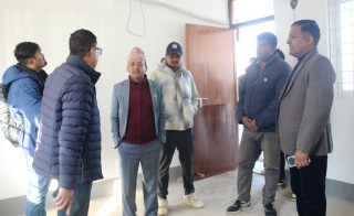 धुनिवेशी नगरपालिकामा नवनिर्मित नगर अस्पतालको सँयुक्त अनुगमन