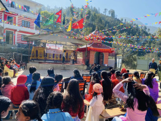 महाङकालेश्वरी माविमा सरस्वती मूर्तिको प्राणप्रतिष्ठा
