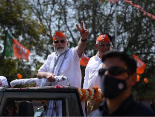 भारतको दिल्लीमा भाजपालाई दुई तिहाइ बहुमत