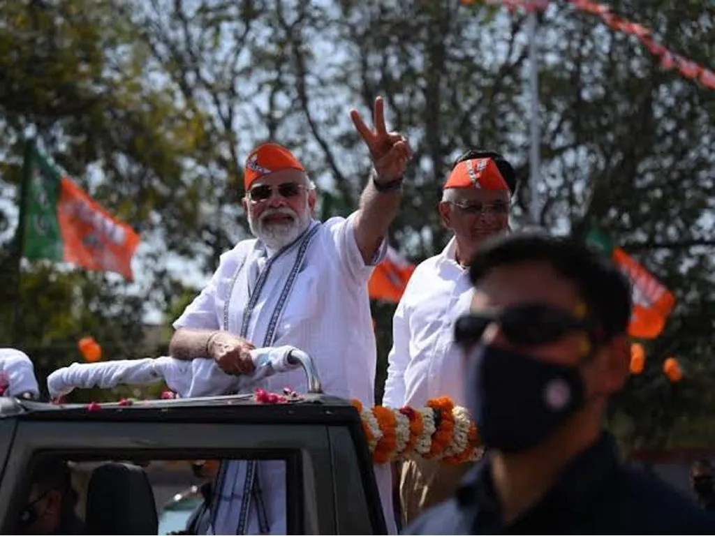 भारतको दिल्लीमा भाजपालाई दुई तिहाइ बहुमत