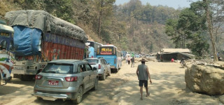 नारायणगढ–बुटवल खण्डको दाउन्नेमा १५ दिन आवागमन बन्द गरेर काम गरिने