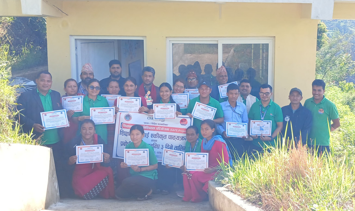 धादिङको बेनीघाट रोराङको स्यादुलमा एकीकृत पाठ्यक्रम सम्बन्धि  तालिम सम्पन्न