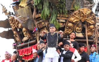 रातो मत्स्येन्द्रनाथको भोटो देखाइयो