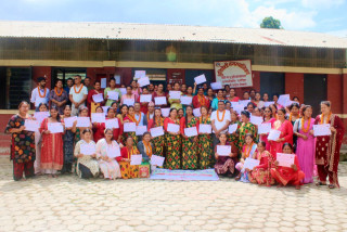 धादिङको धुनिबेशीमा अचार बनाउने सीपमूलक तालिम सम्पन्न