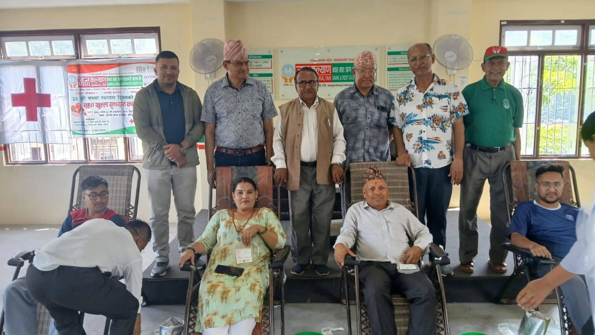 मलेखुमा वृहत्त खुल्ला रक्तदान कार्यक्रम सम्पन्न, १०५ पाउण्ड रगत संकलन