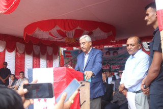 पार्टीलाई एकल बहुमत ल्याउन गाह्रो रहेको सभापति देउवाको भनाई