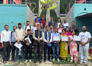 थाक्रेमा  गणित शिक्षकहरुका लागि क्षमता अभिवृध्दि सम्बन्धी पाँच दिने तालिम सम्पन्न