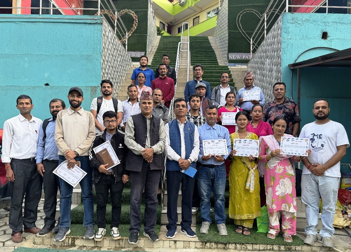 थाक्रेमा  गणित शिक्षकहरुका लागि क्षमता अभिवृध्दि सम्बन्धी पाँच दिने तालिम सम्पन्न