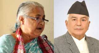 सुशीला कार्की र राष्ट्रपति पौडेलबीच वार्ता हुँदै