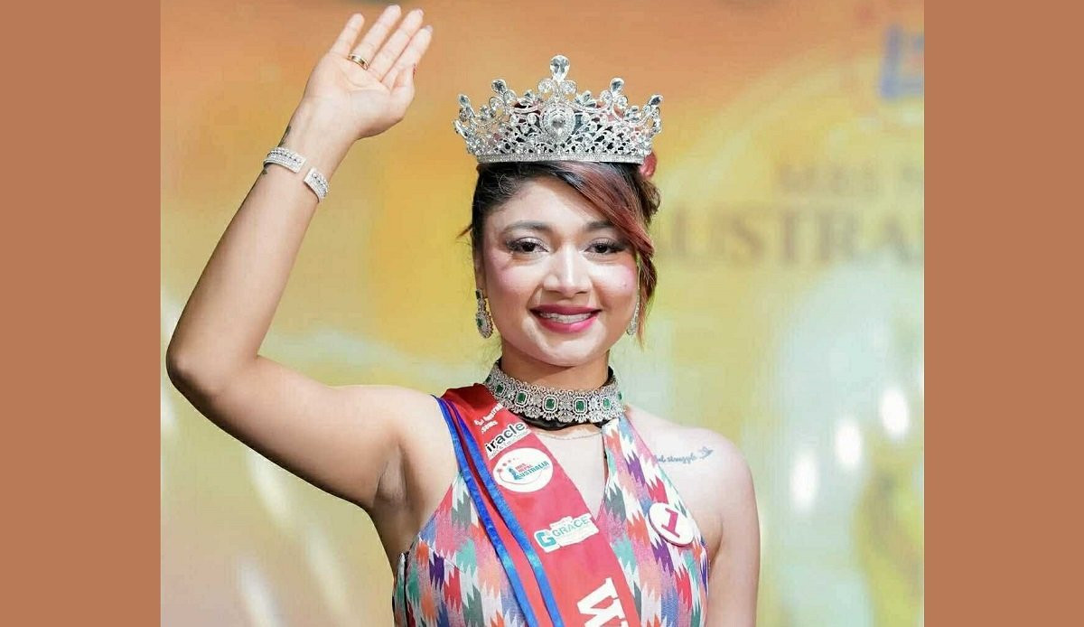 लीला तिवारीलाई मिसेस नेपाल अस्ट्रेलिया २०२५ को ताज