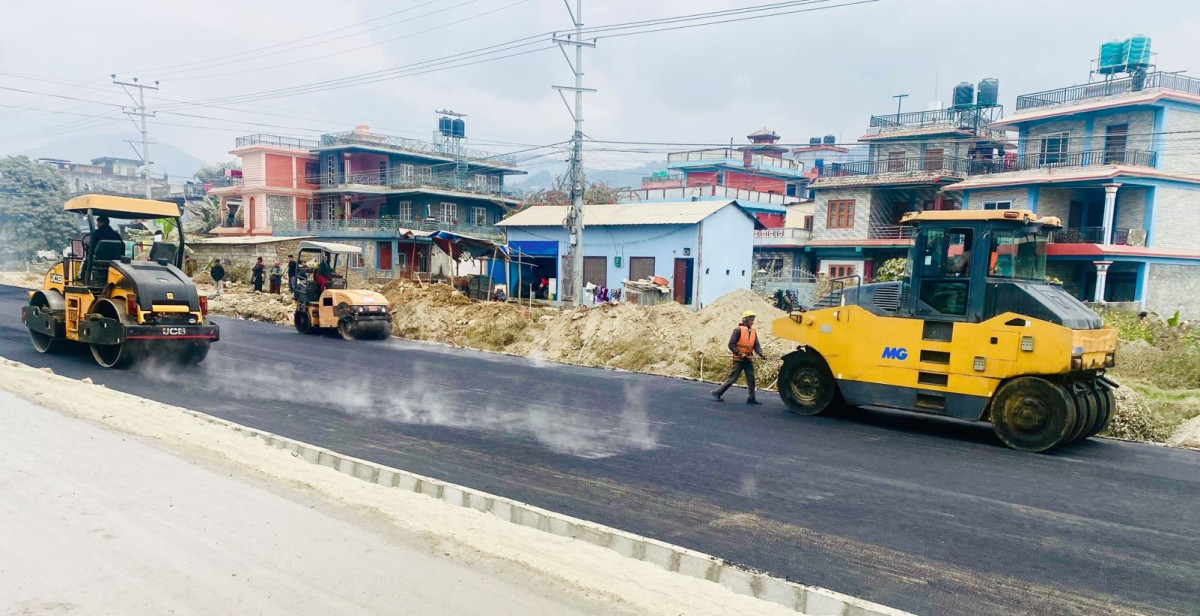 पोखरा–मुग्लिन सडक आयोजना अन्तर्गत पश्चिम खण्डको म्याद तेस्रो पटक थप