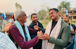 पर्सा निर्वाचन क्षेत्र नम्बर २ मा रास्वपाका उम्मेदवार सुशील कुमार कानुको घरदैलो