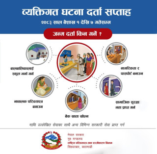 व्यक्तिगत घटना दर्ता सप्ताह सम्बन्धी थाक्रे गाउँपालिकाको सूचना