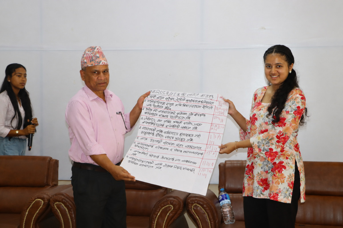 गल्छीमा ९ बुँदे मागसहित पालिका स्तरीय बाल भेला सम्पन्न