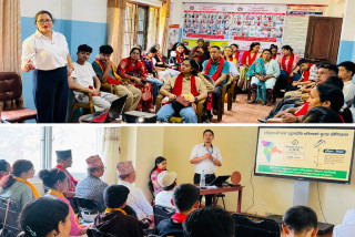बालमैत्री स्थानीय शासन अभ्यास अवलोकन गर्न टोखा–१० को टोली गल्छीमा