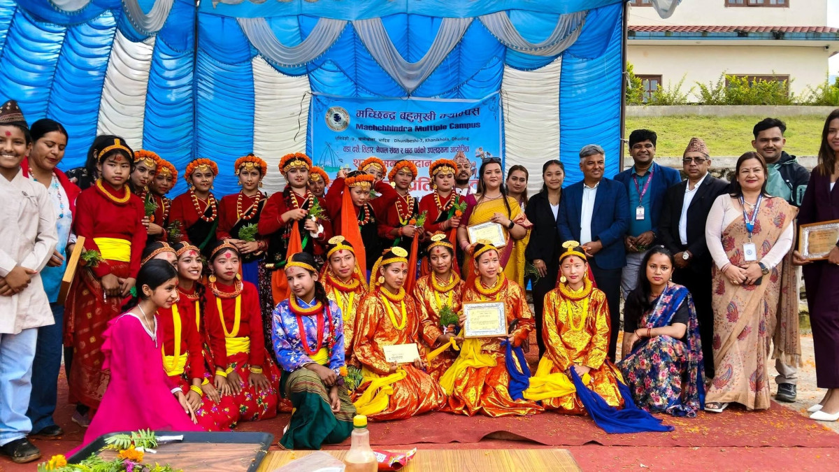मच्छिन्द्र बहुमुखी क्याम्पसमा सांस्कृतिक उत्सव, लोक नृत्यमा डियर वाक धादिङ स्कुल प्रथम